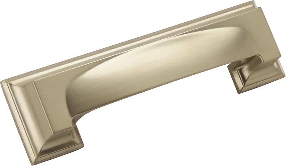 Amerock | Cabinet Cup Pull | Golden Champagne | 3 inch & 3-3/4 inch (76mm & 96 mm) Center to Cent... | Amazon (US)