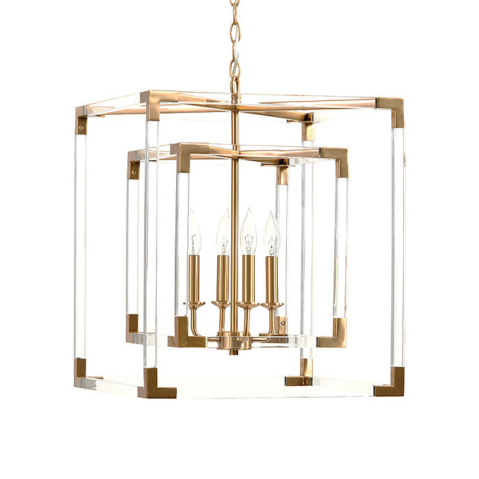 Phoebe Acrylic Chandelier | Ballard Designs, Inc.