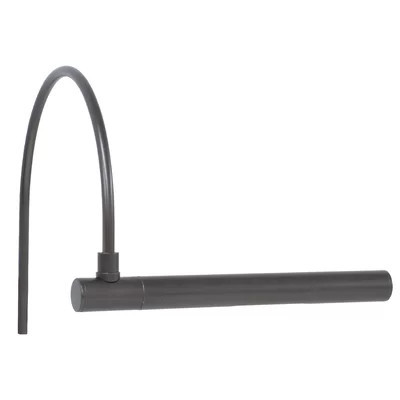 slim black LED picture light bar