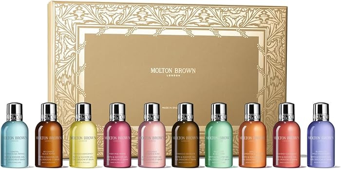 Molton Brown Stocking Filler Gift Set - 10 x 1.7 fl. oz. Luxury Scented Bath & Shower Gels, Chris... | Amazon (US)