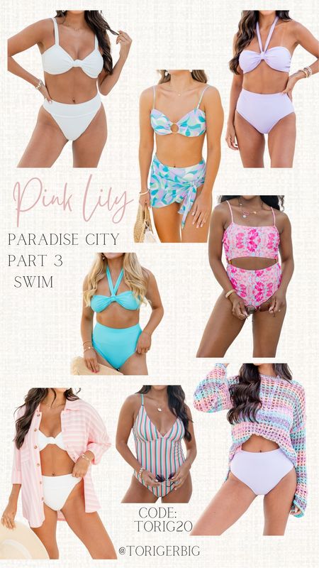 Pink Lily paradise city part three Swim collection. #PinkLily #Swim #Beachwear #Vacation #PoolStyle

Use my TORIG20 for discount 

#LTKstyletip #LTKsalealert #LTKfindsunder50