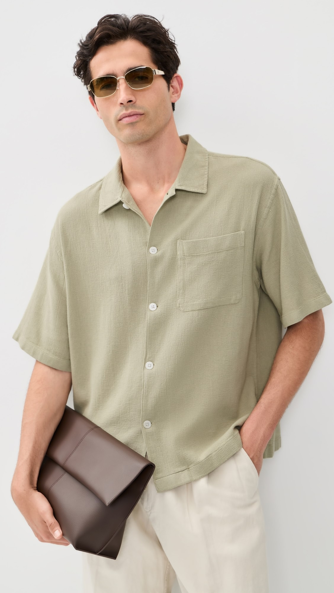 Open Weave Short Sleeve Shirt | Shopbop