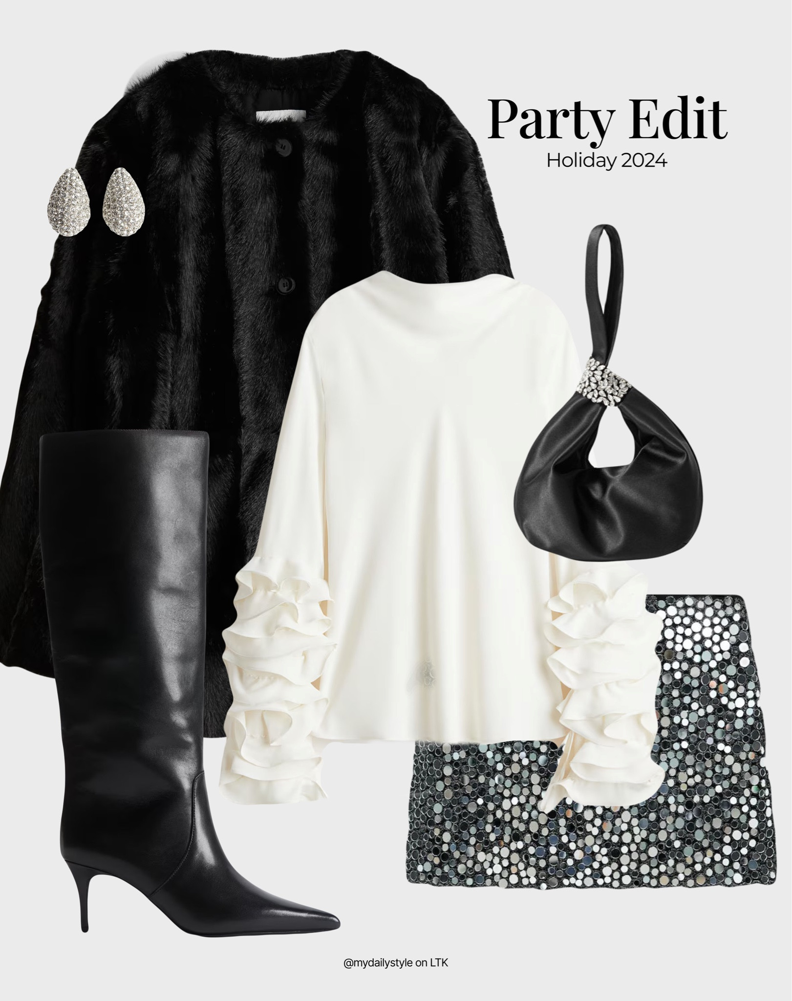 Party look perfect for Christmas 🖤

Check out more styling ideas in my profile. 

Tags: night look, holiday 2024, party dressing, parte wear, party look, sequin, holiday outfits, fall style, winter style, winter fit, pre-fall, autumn style, fall outfit, autumn outfit, fall fashion, autumn fashion, easy styling, simple everyday look, chic & basic outfit, Parisian look, casual outfit, capsule wardrobe, office look, brunch style, high street. 

#LTKpartywear #LTKstyletip #LTKshoes