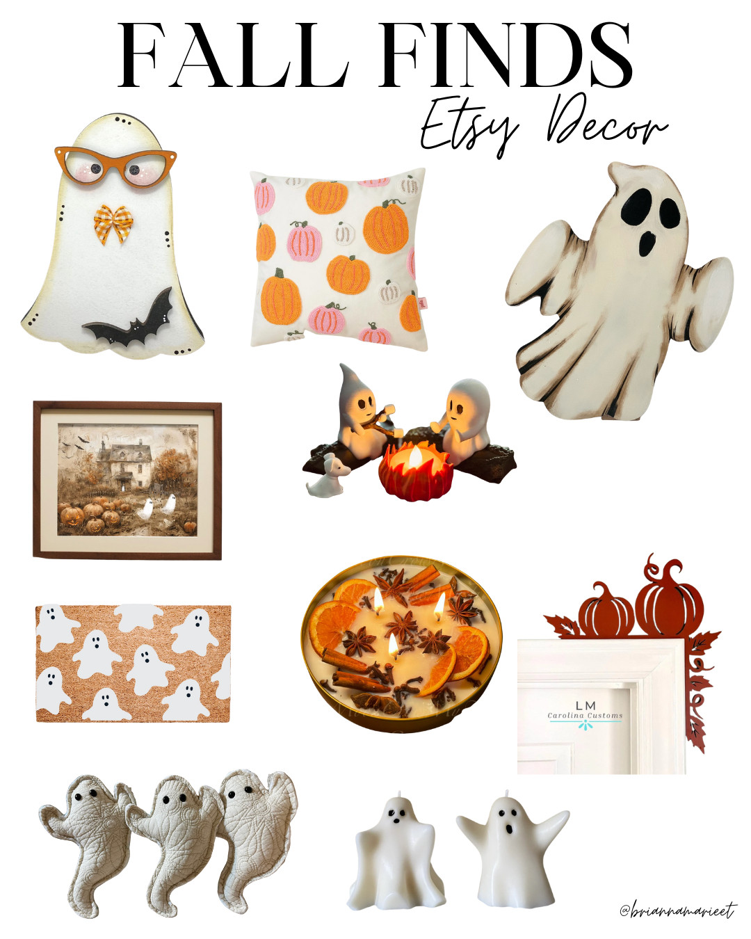 Some super cute Etsy decor for fall and Halloween! 

 #LTKSeasonal #LTKHome #LTKFindsUnder100