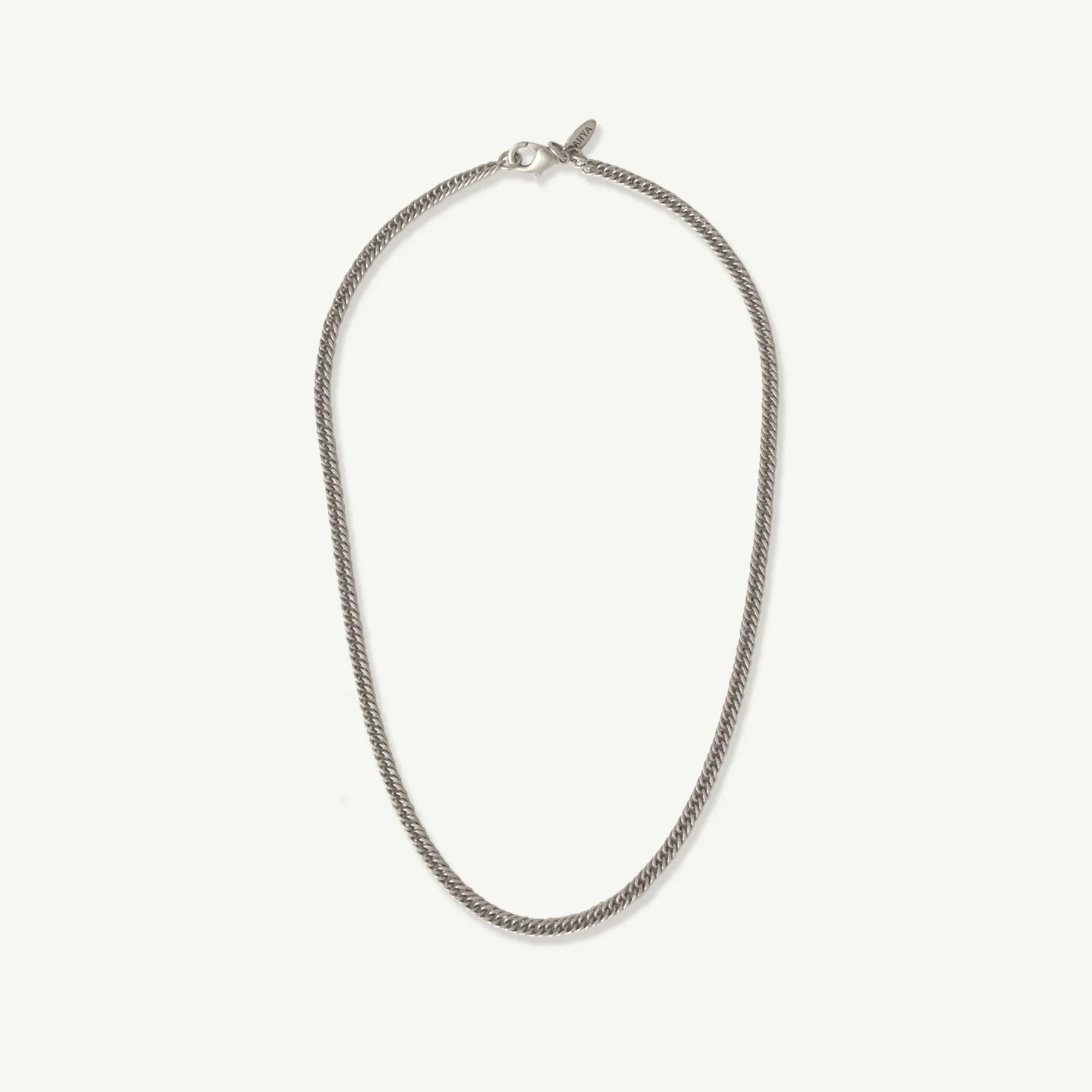 Aiden Chain Antique Silver 18" | Rahya Jewelry Design
