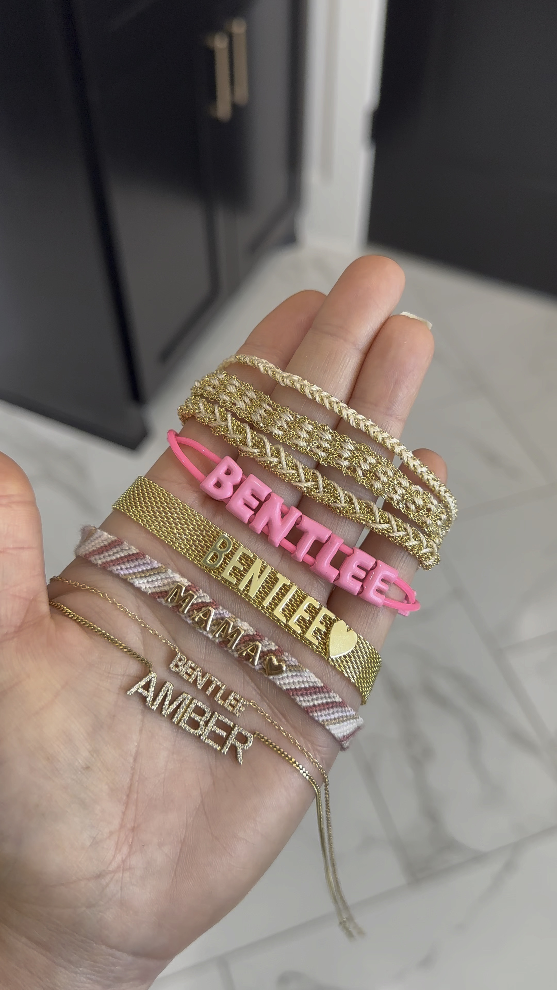 Big Bauble Bar sale! Automatic 20% off your order applied in cart at checkout! Love my custom name necklaces and name bracelets. @baublebar #baublebar prime day sale #primedaysale