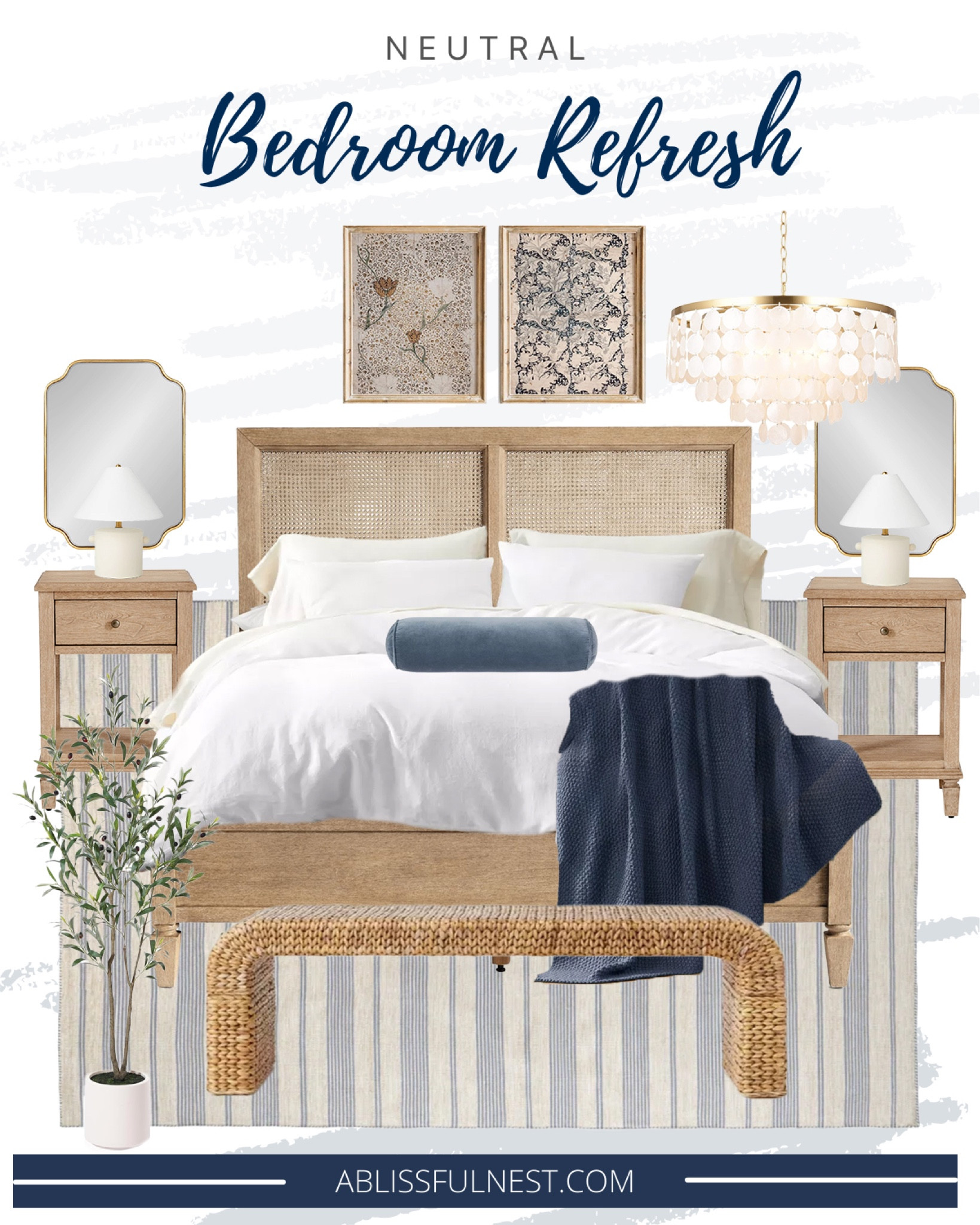 Bedroom refresh inspo! 

#homestyle

Chic bedroom decor. Classic bedroom decor. Coastal bedroom decor. Bedroom refresh ideas  

#LTKHome #LTKFindsUnder100 #LTKSeasonal