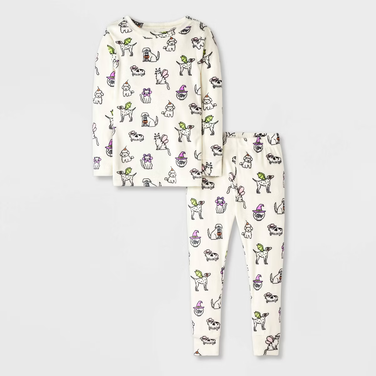 Toddler Girls' 2pc Snuggly Soft Long Sleeve Pajama Set - Cat & Jack™ | Target