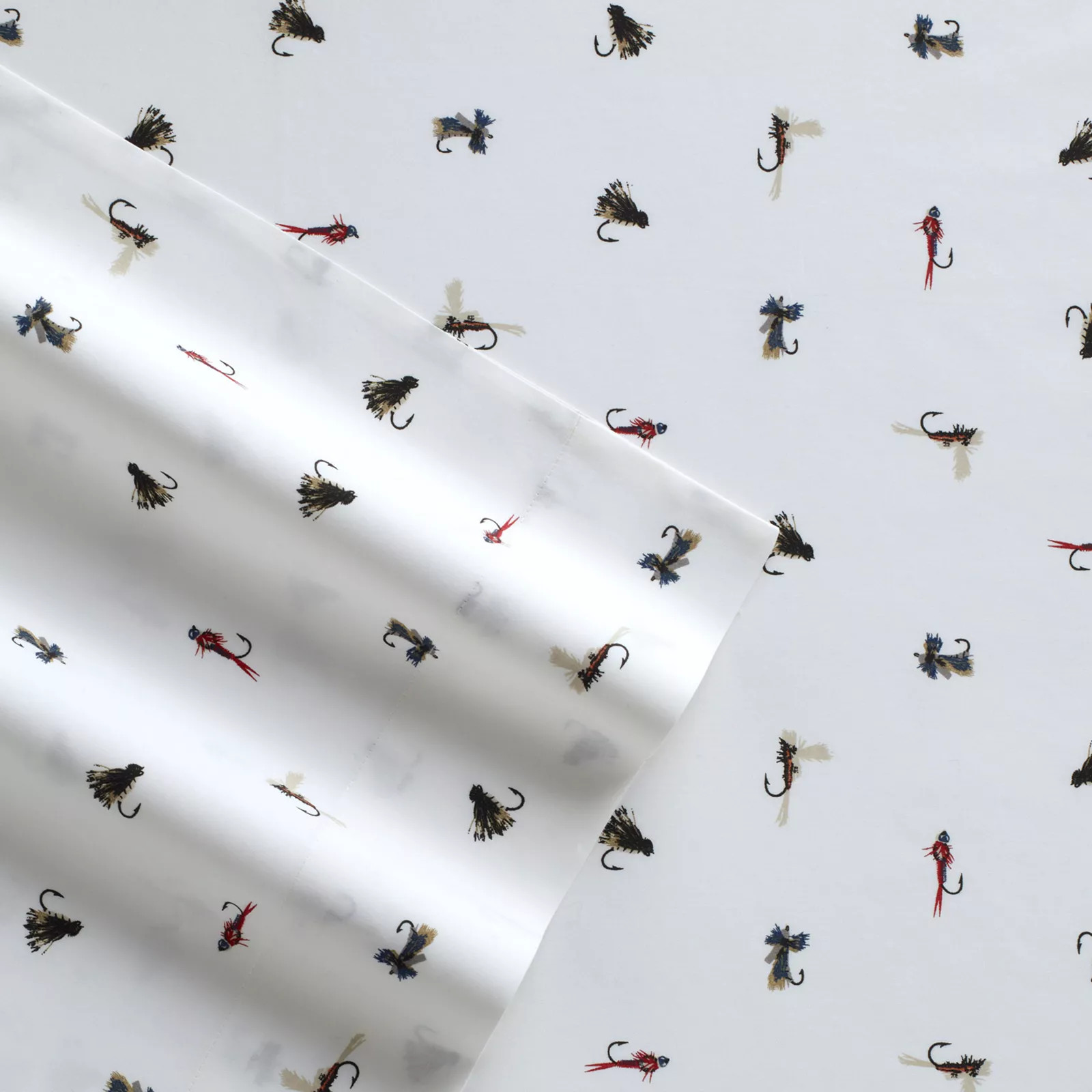 Eddie Bauer Deep Pocket Cotton Sheet Set, Fishing Flies | Kohl's