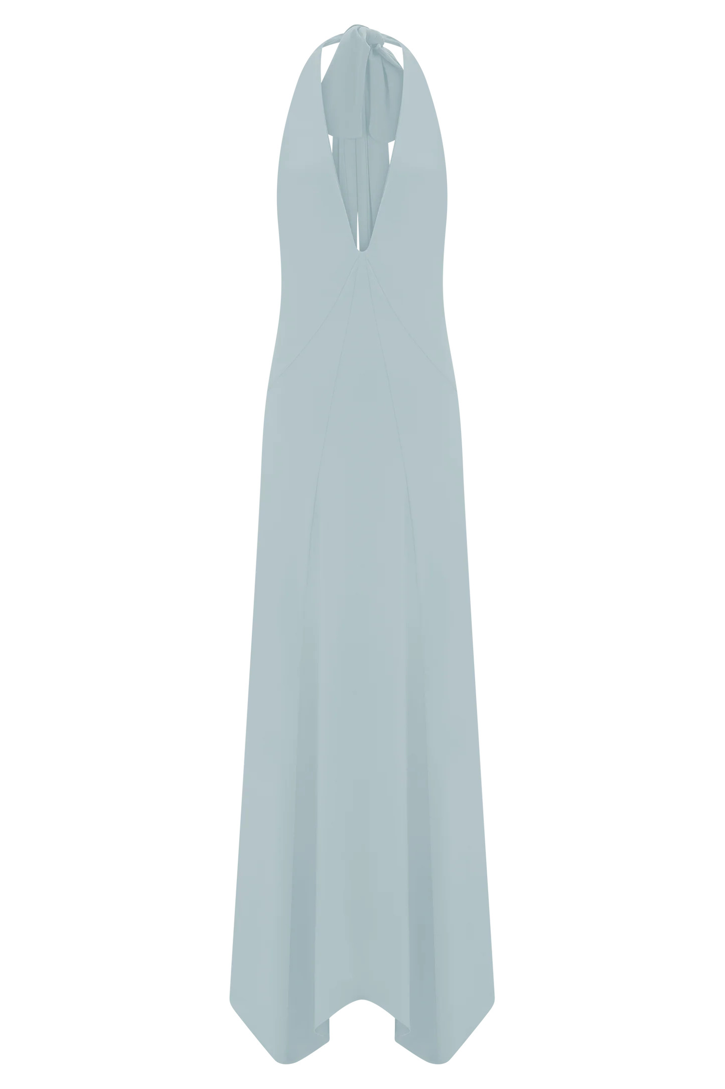 Juliet Slinky Maxi Dress With Scarf - Pale Blue | MESHKI US