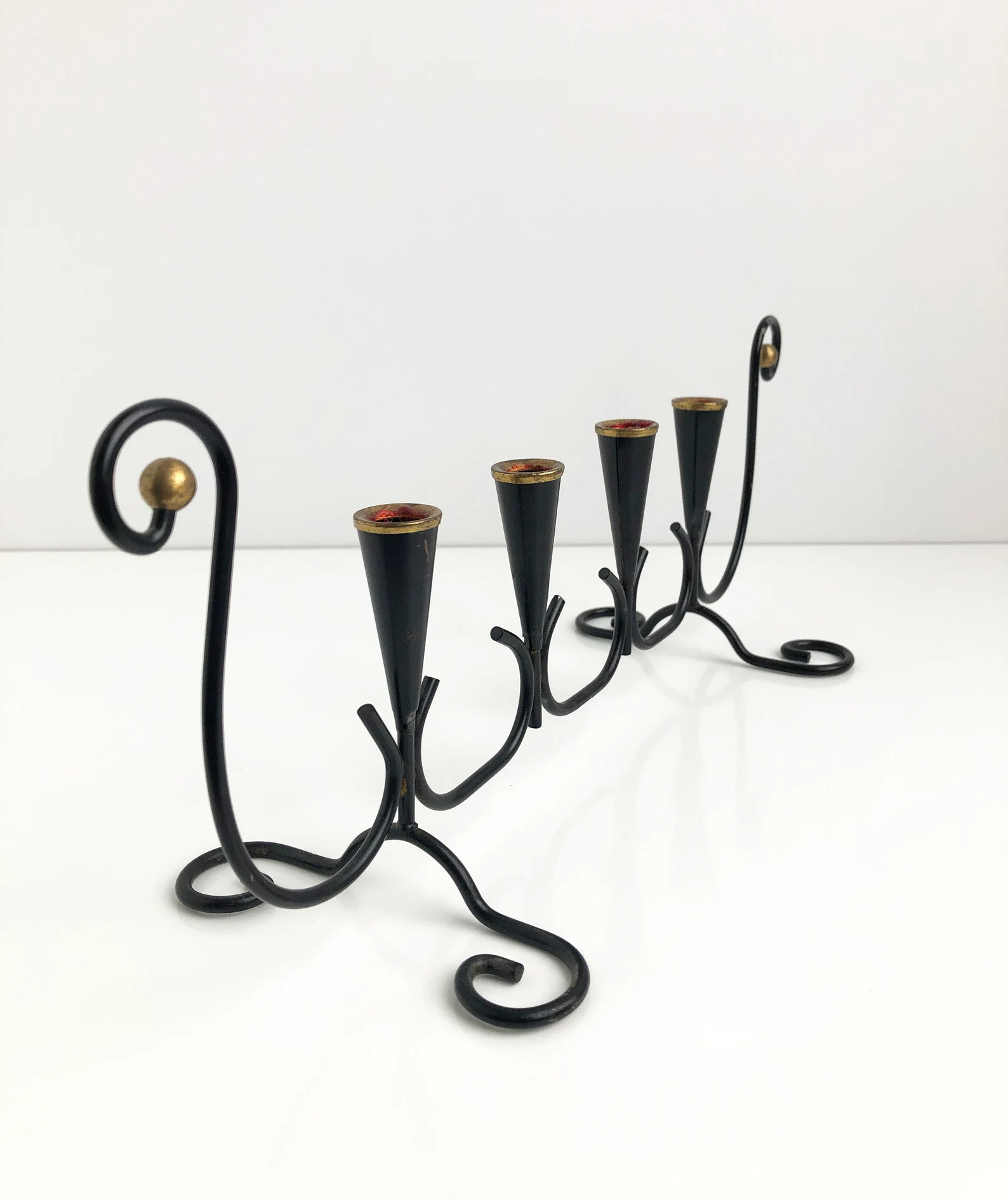 Gunnar Ander Ystad Metal Candleholder Sweden Mid Century | Etsy | Etsy (US)