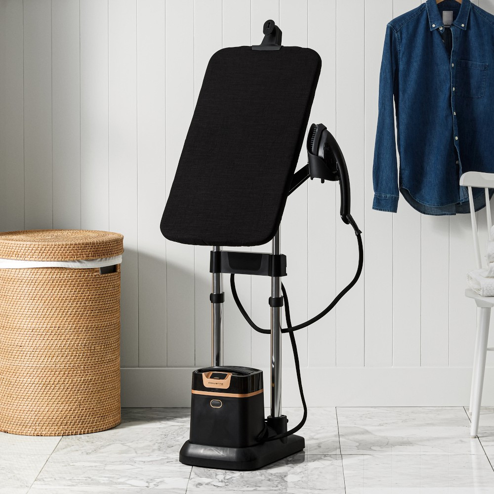 Rowenta IXEO All-in-One Iron and Steamer with Smart Ironing Board, Black | Williams-Sonoma