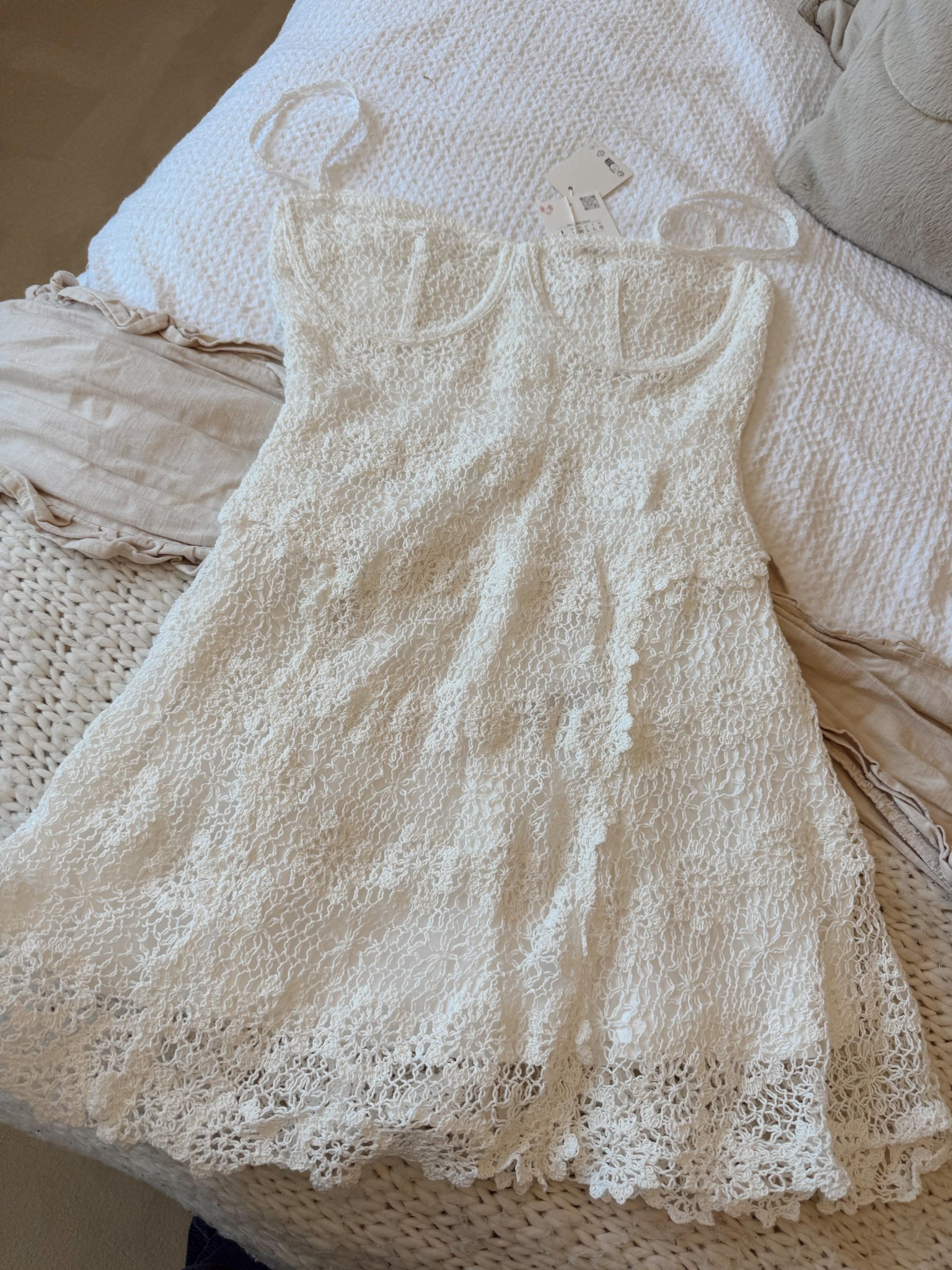 Just unboxed this dress & had to share immediately 😍

Mini dress, summer dress, holiday outfit, crochet, white dress 

#LTKsummer #LTKuk #LTKdresses