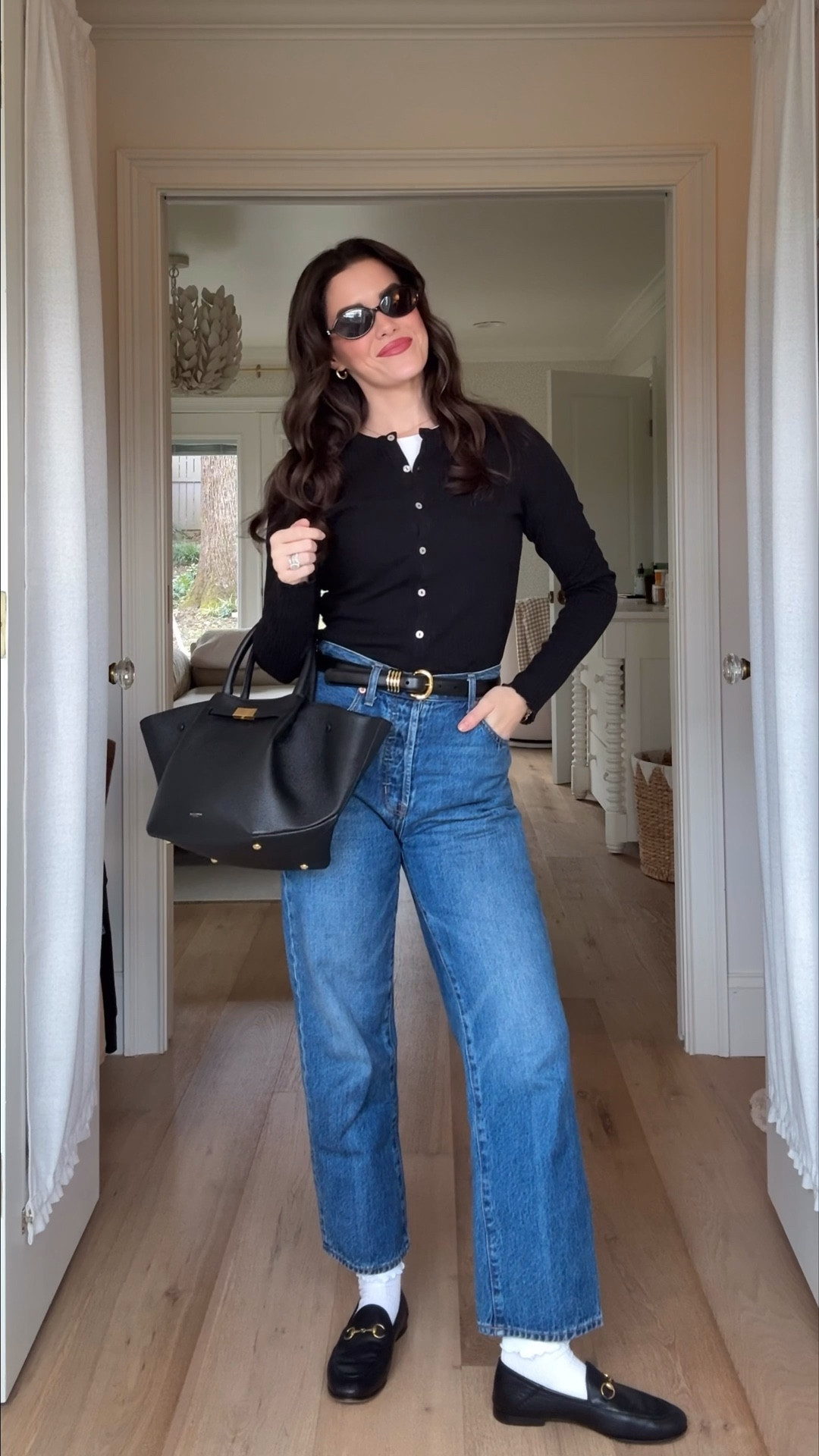No Fuss November ✨ because I’ve got two kids, zero time, and approximately 3 minutes to look pulled together. Classic jeans + loafers = mom magic. #momstyle #falloutfitideas #elevatedeveryday

#LTKFindsUnder50 #LTKStyleTip #LTKShoeCrush