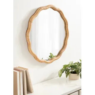 Kate and Laurel Rahfy Scallop Framed Wall Mirror - Bed Bath & Beyond - 39697066 | Bed Bath & Beyond