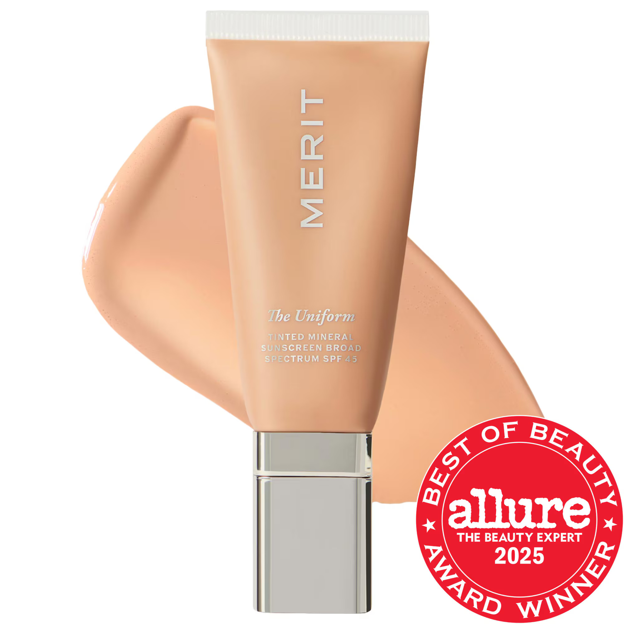 MERIT The Uniform Tinted Mineral Sunscreen Broad Spectrum SPF 45 22 1.7 oz/50 mL | Sephora (US)