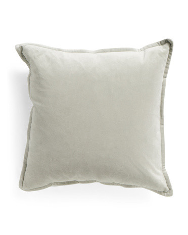 20x20 Cotton Velvet Pillow | TJ Maxx