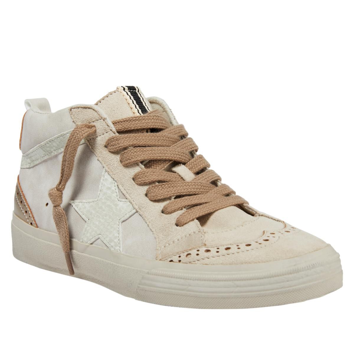 "As Is" SHUSHOP SERENA Star Mid Top Sneaker

                 - 791-454 | HSN