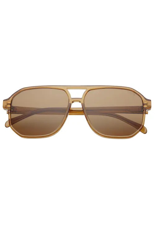 FREYRS Eyewear Billie Aviator Sunglasses in Brown at Nordstrom | Nordstrom