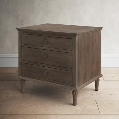 Hubbard 3 - Drawer Nightstand | Wayfair North America