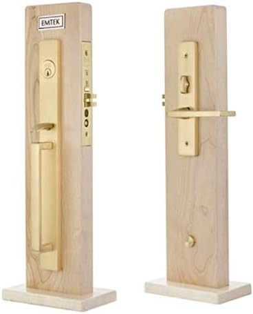 EMTEK Adelaide Narrow Mortise Entry Set w/ Matching Finish Poseidon Lever - Choice of L/R Handing... | Amazon (US)