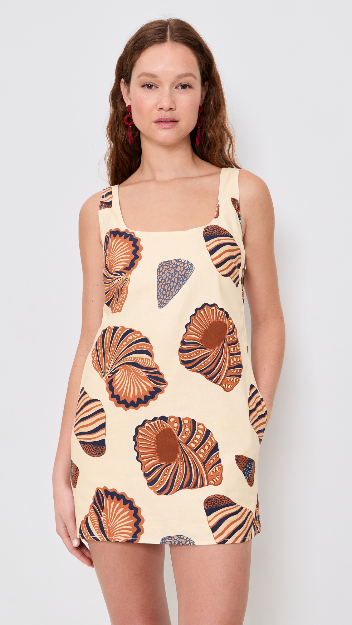 SIMONMILLER Sahara Linen Mini Dress Natural Shell XL | Shopbop