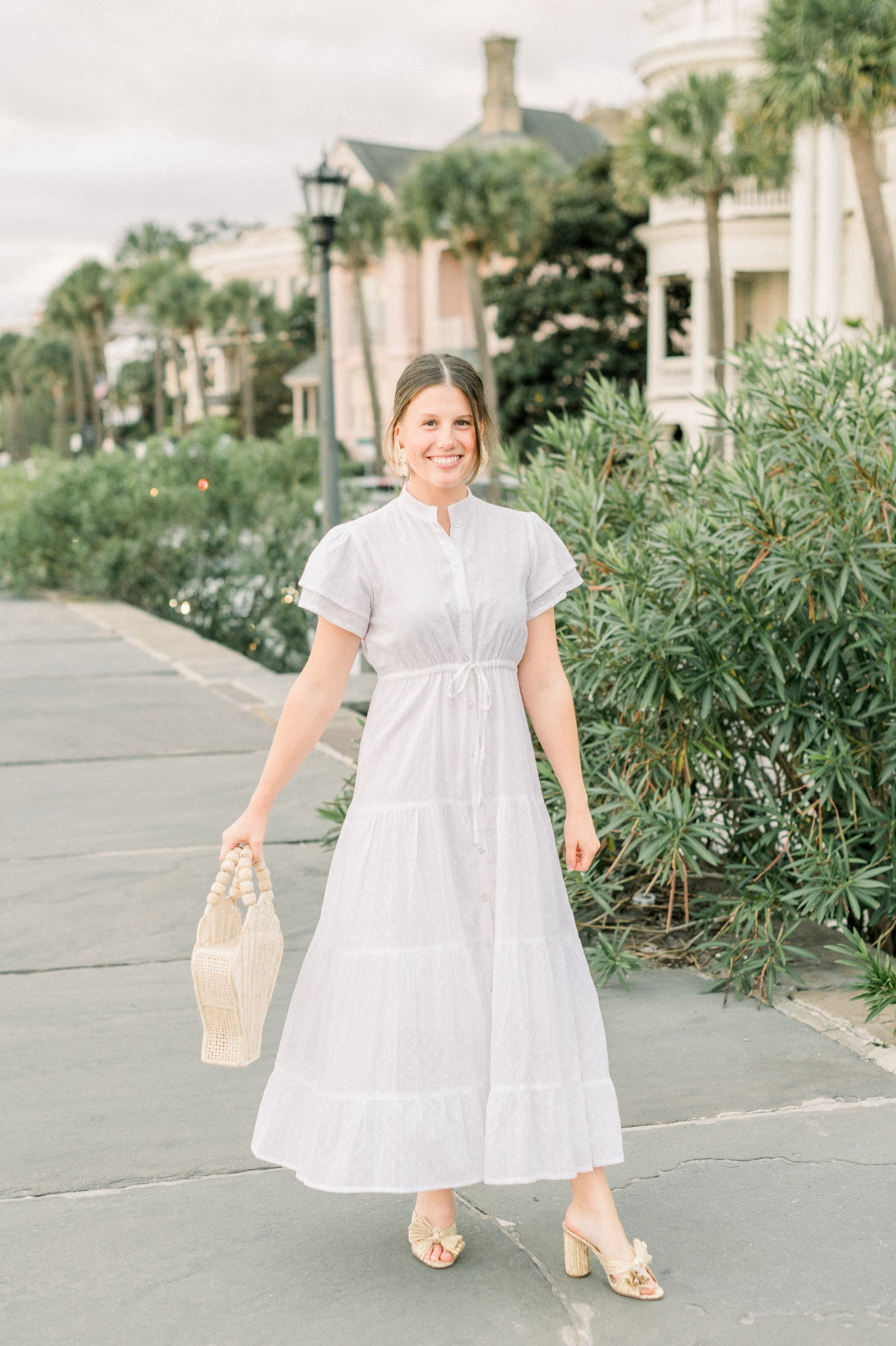 Magnolia Garden Flutter Dress | Swissdot | Victoria Dunn 