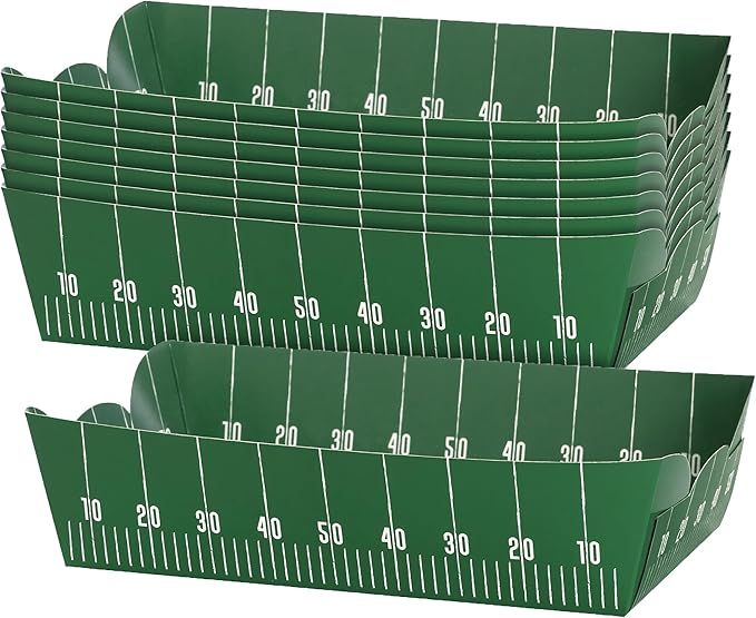 Kickoff Football Green Paper Hot Dog Trays - 8ct - Perfect for Game Day, Tailgates, and Football ... | Amazon (US)