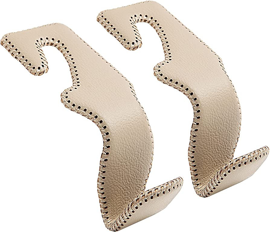 Car Purse Hook, Back Seat Headrest Genuine Leather Hangers Durable Vehicle Organizer Accessory fo... | Amazon (CA)