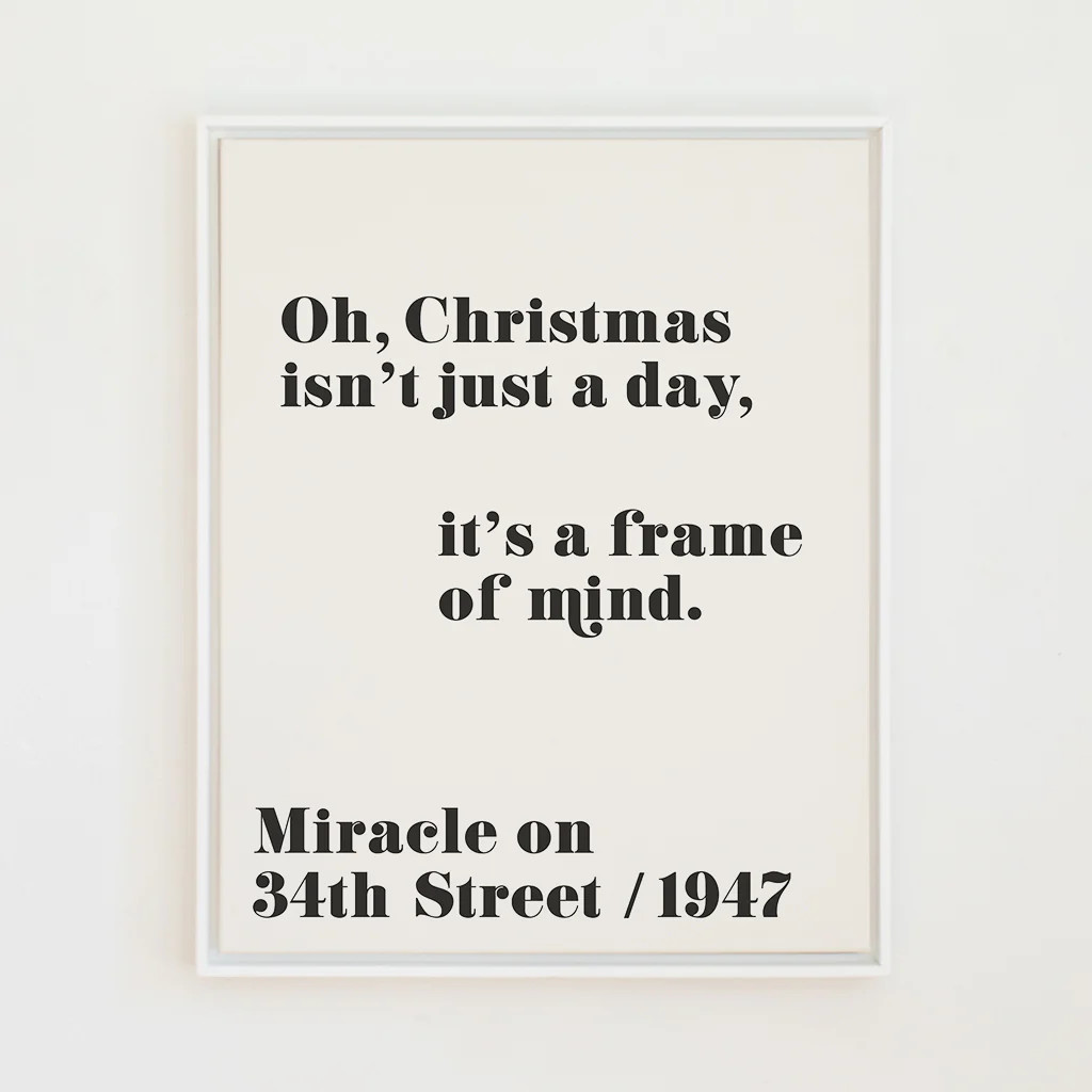 Christmas Isn't Just A Day (Miracle on 34th Street) | Lindsay Letters, LLC