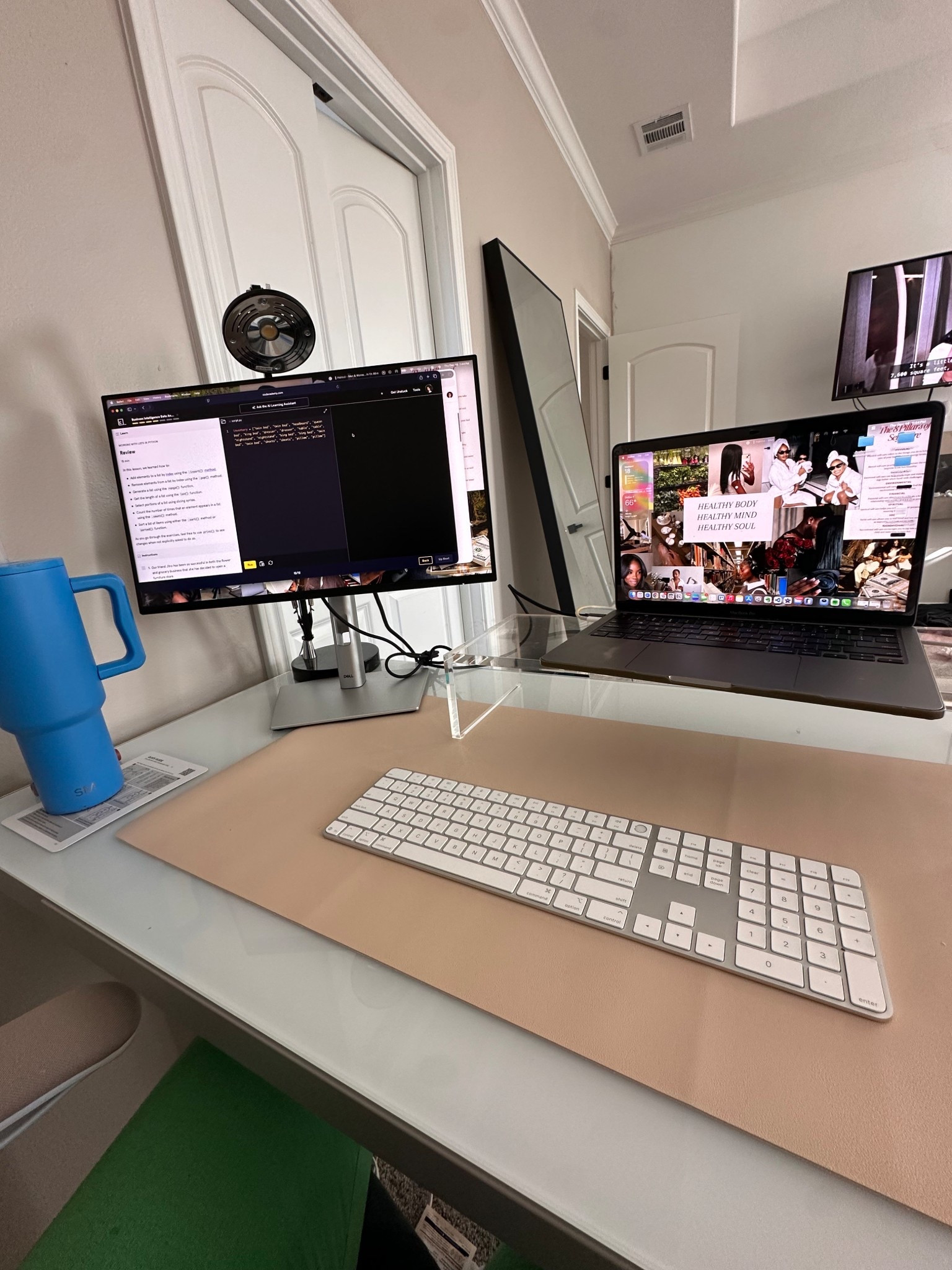 made some changes to my desk! want to change out the lamp, but it’s pretty much complete! 

#LTKdayinmylife #LTKHome