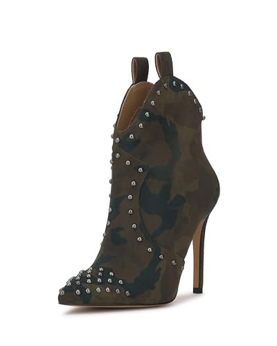 Jessica Simpson Women's PIXILLEZ3 Ankle Boot, Green Combo, 7.5 | Amazon (US)