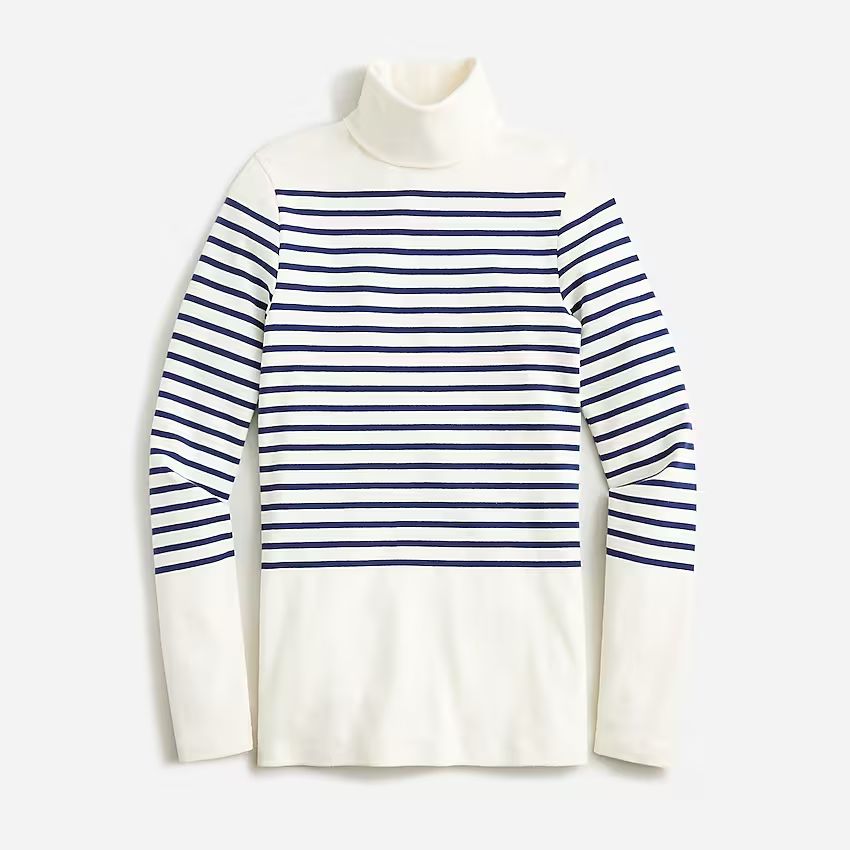 J.Crew: Perfect-fit Turtleneck In Stripe For Women | J.Crew US