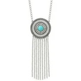 Jessica Simpson Women's Faux Turquoise Circle Necklace | Walmart (US)