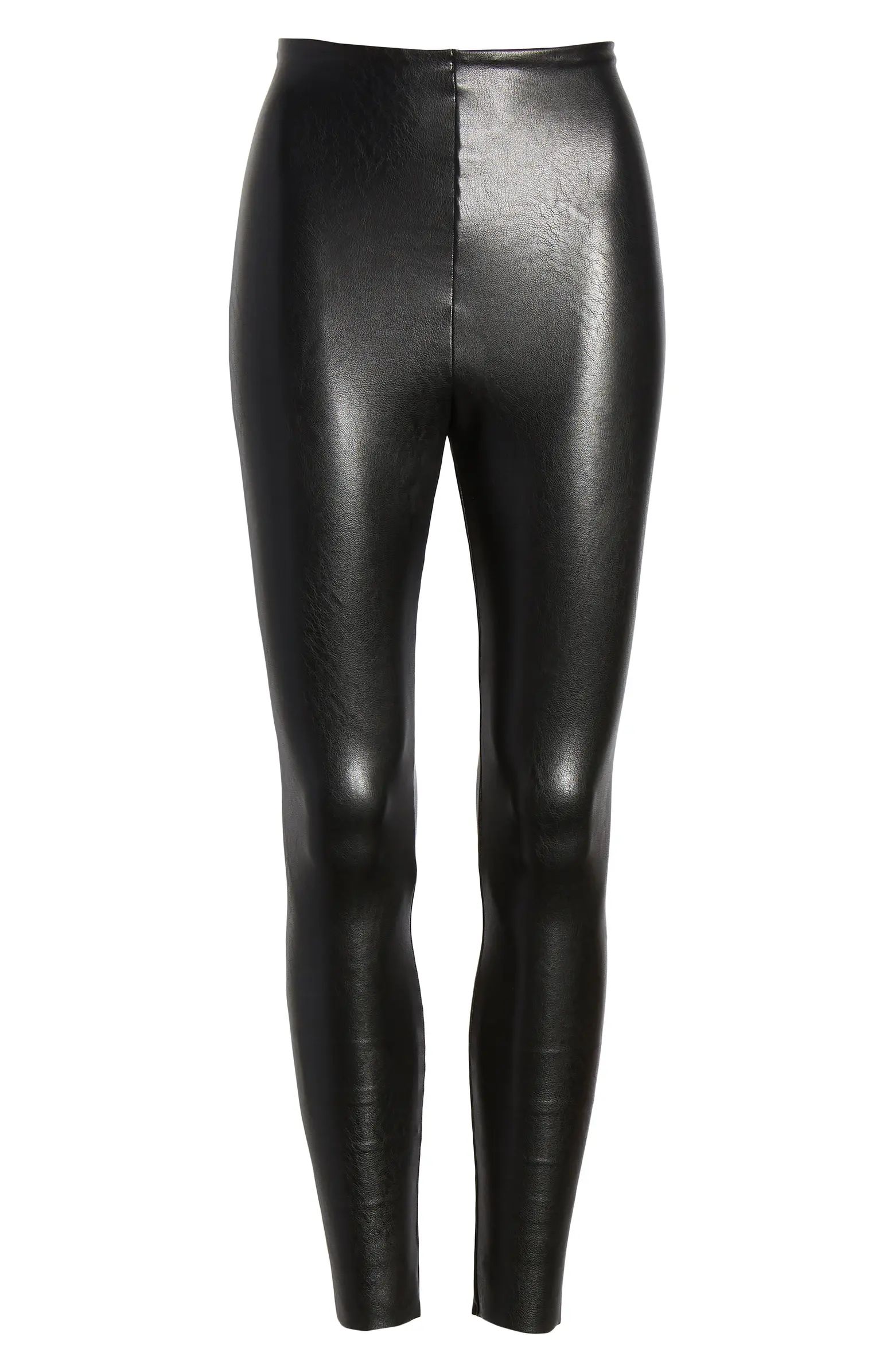 Faux Leather Ankle Leggings | Nordstrom
