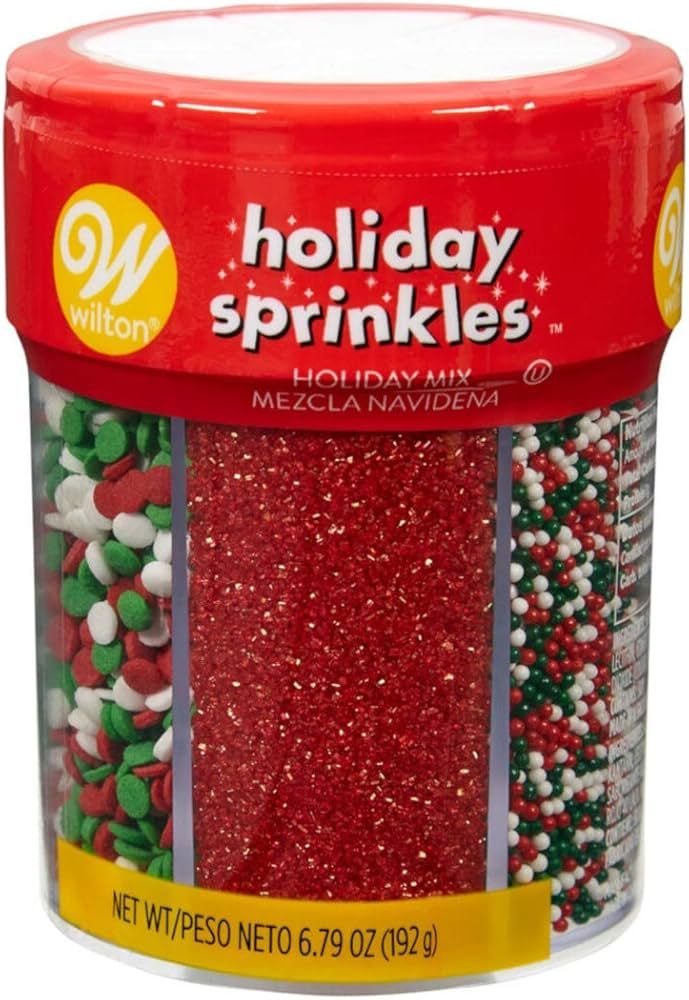 Food Items Sprinkle Mix, Traditional Christmas, 6-Cell | Amazon (US)