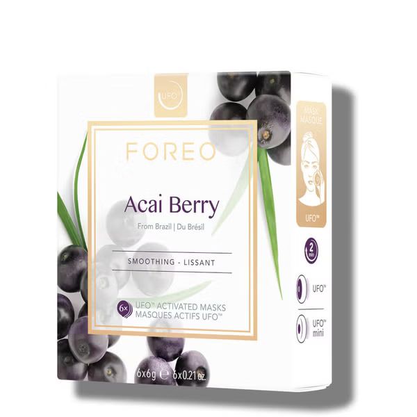 FOREO Acai Berry UFO/UFO Mini Firming Face Mask for Ageing Skin (6 Pack) | Cult Beauty