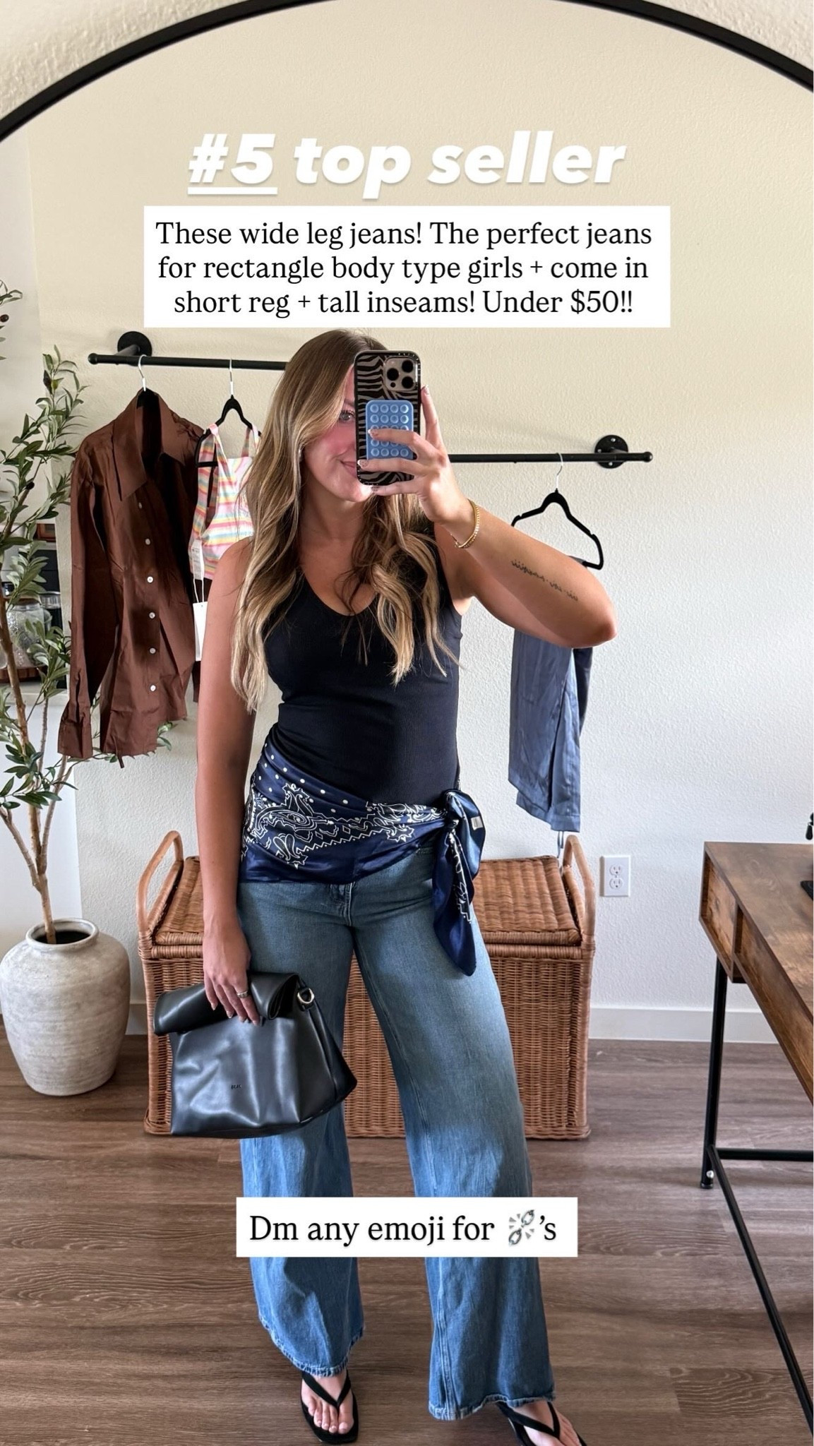 These jeans were a top seller from last week! I’m 510 wearing a 4 tall