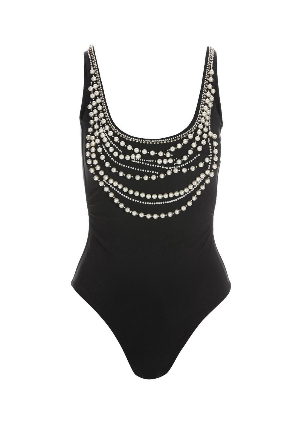 Embellished Pearl One-Piece Swimsuit | Boston Proper