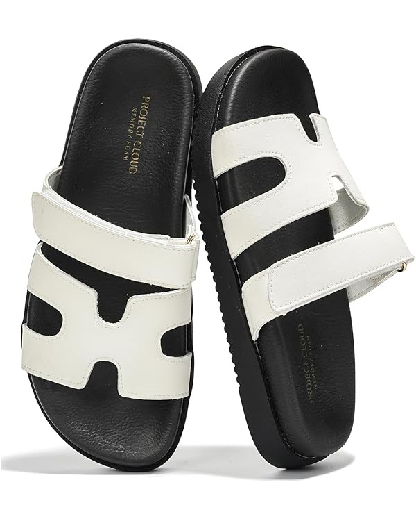 Project Cloud Genuine Leather Womens Sandals - Stylish & Comfy Sandals for Women Footwear with Me... | Amazon (US)