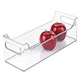 iDesign Plastic Fridge and Freezer Storage Organizer Bin with Handles, Clear Container for Food, Dri | Amazon (US)