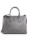 Saffiano Medium Double Zip Top-Handle Bag | Saks Fifth Avenue