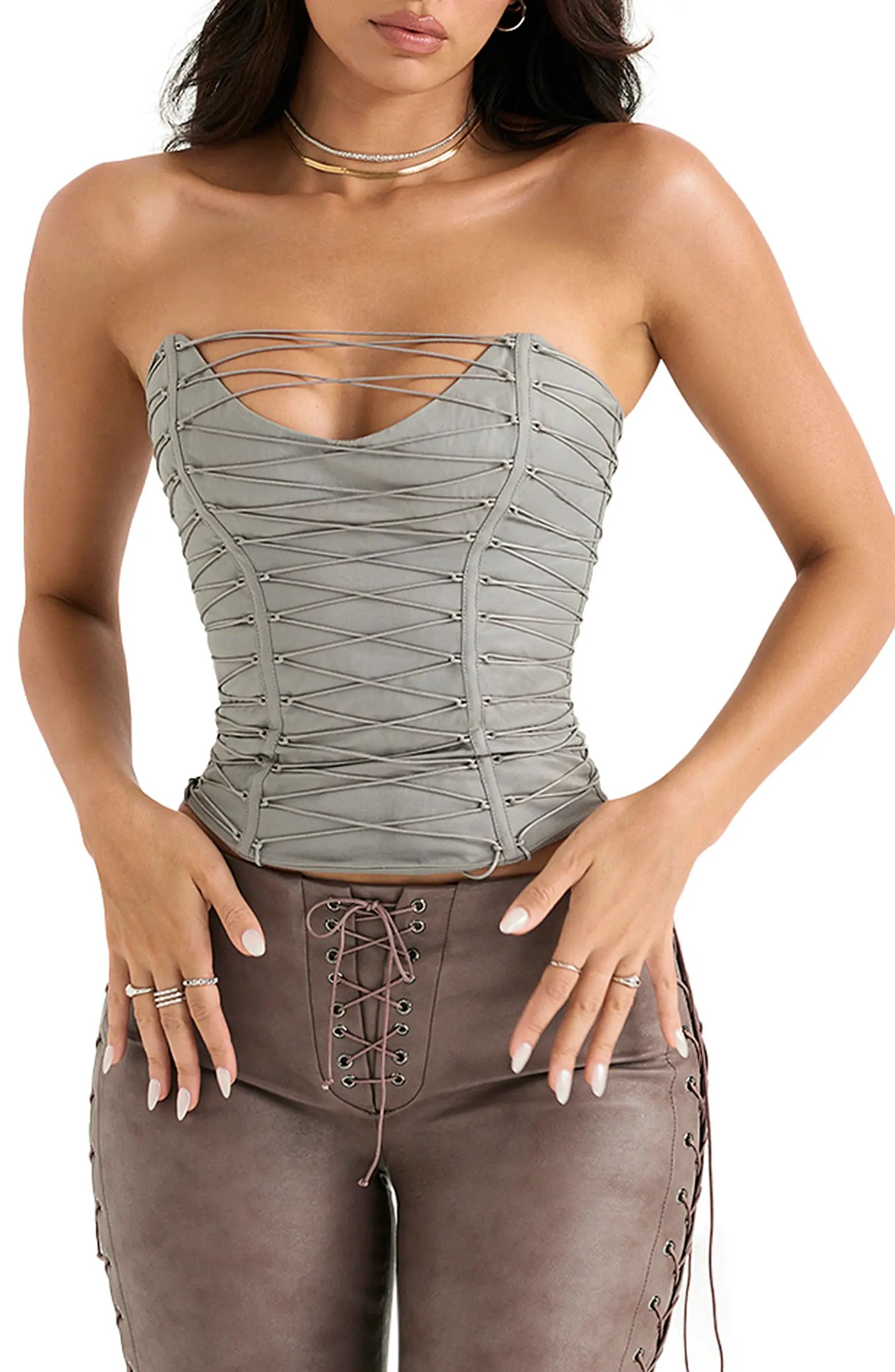 Lace-Up Corset | Nordstrom