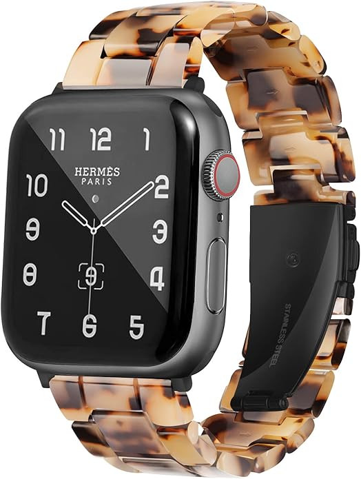 HOPO Compatible With Apple Watch Band 49mm 46mm 45mm 44mm 42mm 41mm 40mm 38mm Thin Light Resin St... | Amazon (US)