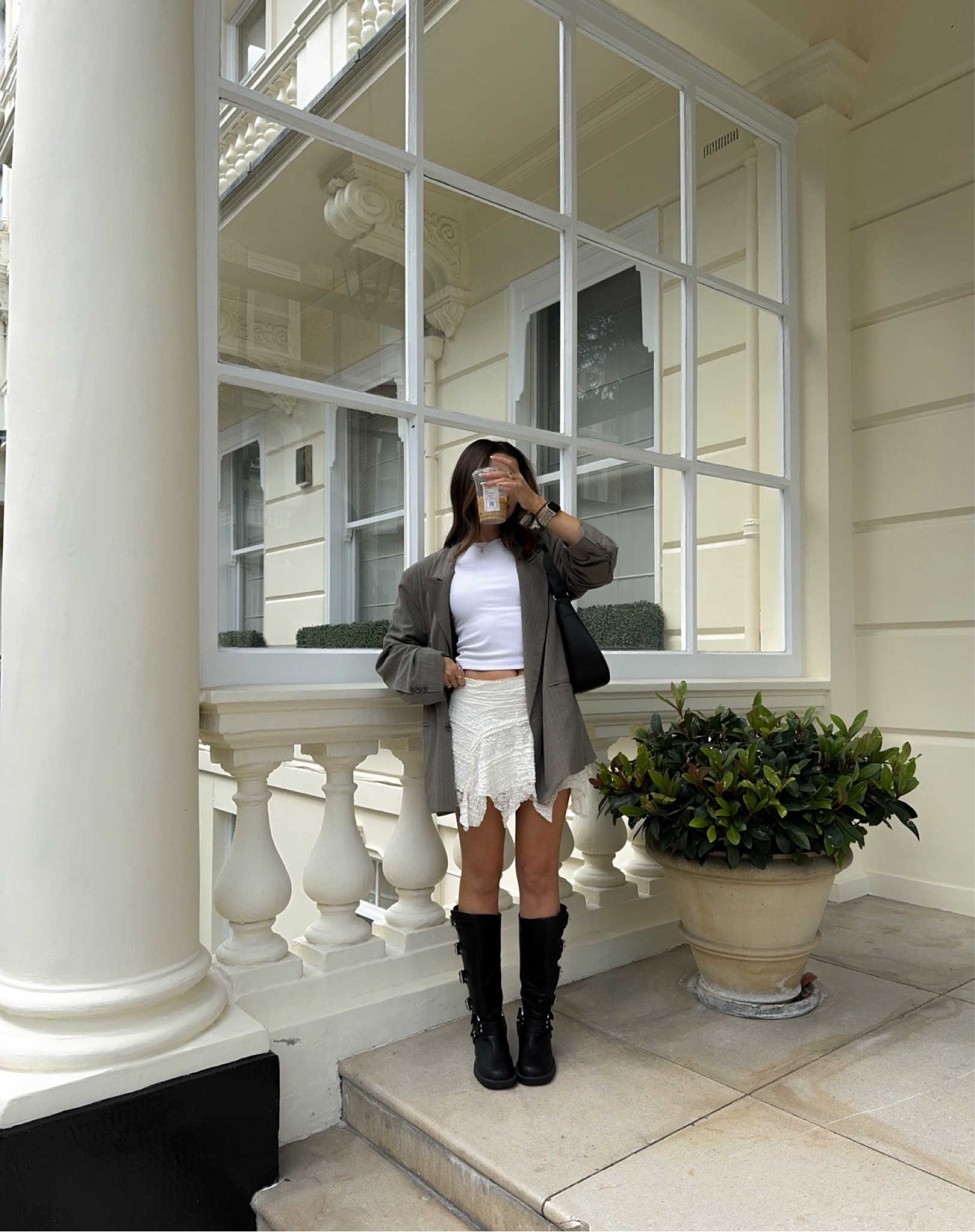 Breaking out the knee high boots as we transition into autumn 🍂 I was putting off any talk of the season but suddenly I’m craving a pumpkin spiced latte and already trying to persuade my boyfriend to get out the decor (which is so perfectly fitted into the cupboard… UNDER the Christmas decor so that’s fun).


Lace mini skirt styled with grey pinstripe blazer and black biker boots 

#LTKautumn #LTKuk #LTKeurope