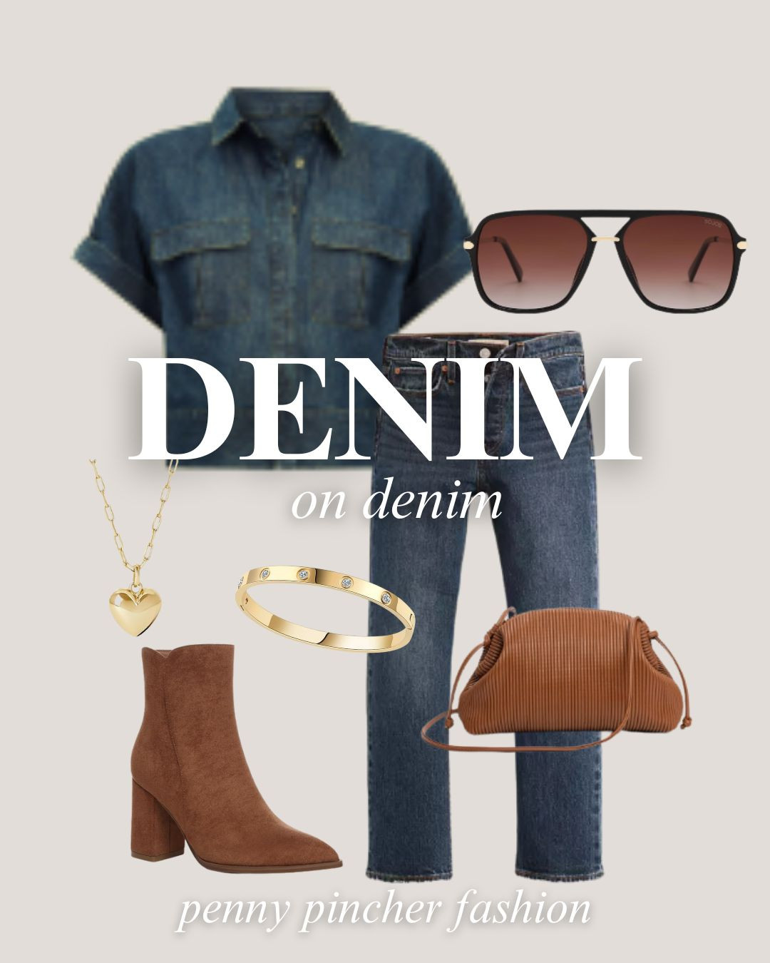 This is how I’ve been wearing the denim on denim trend. So chic!

#LTKStyleTip #LTKShoeCrush #LTKItBag
