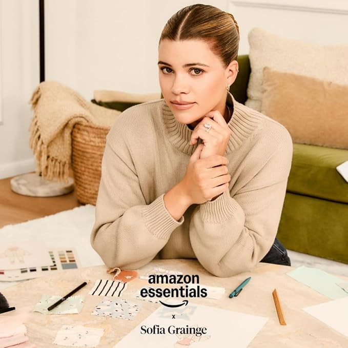 Amazon Essentials x Sofia Grainge Toddlers and Baby Girls' Wool Blend Coat | Amazon (US)