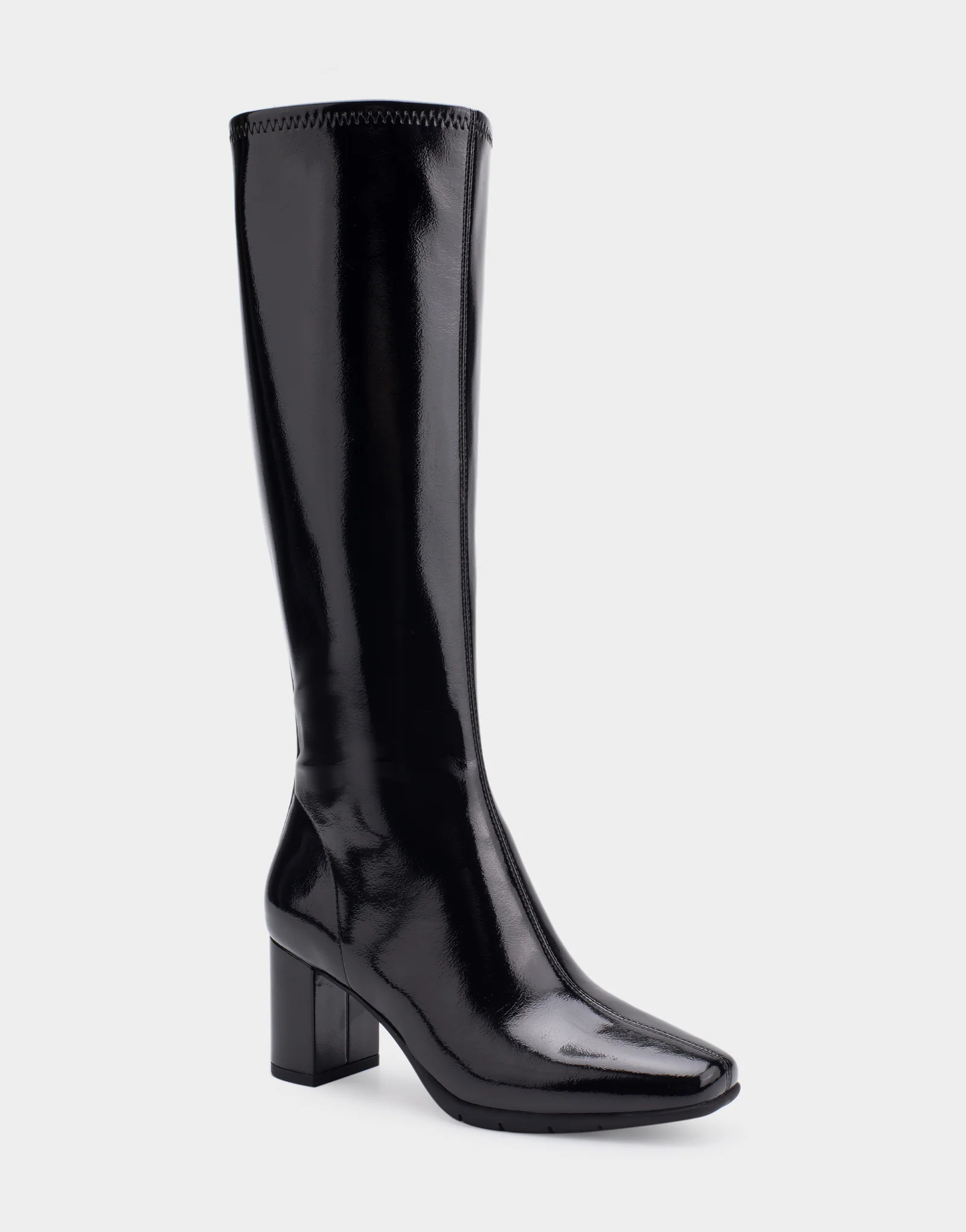 Women's Heeled Tall Shaft Boot in Black | Aerosoles