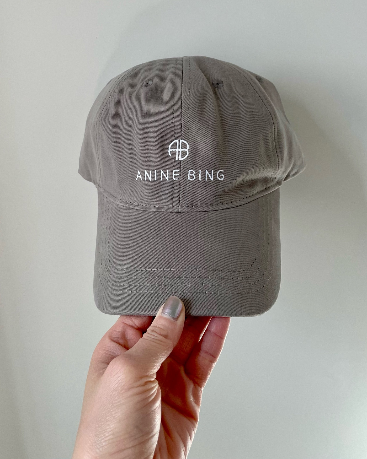 ANINE BING Jeremy Baseball Cap - Grey – ANINE BING EU