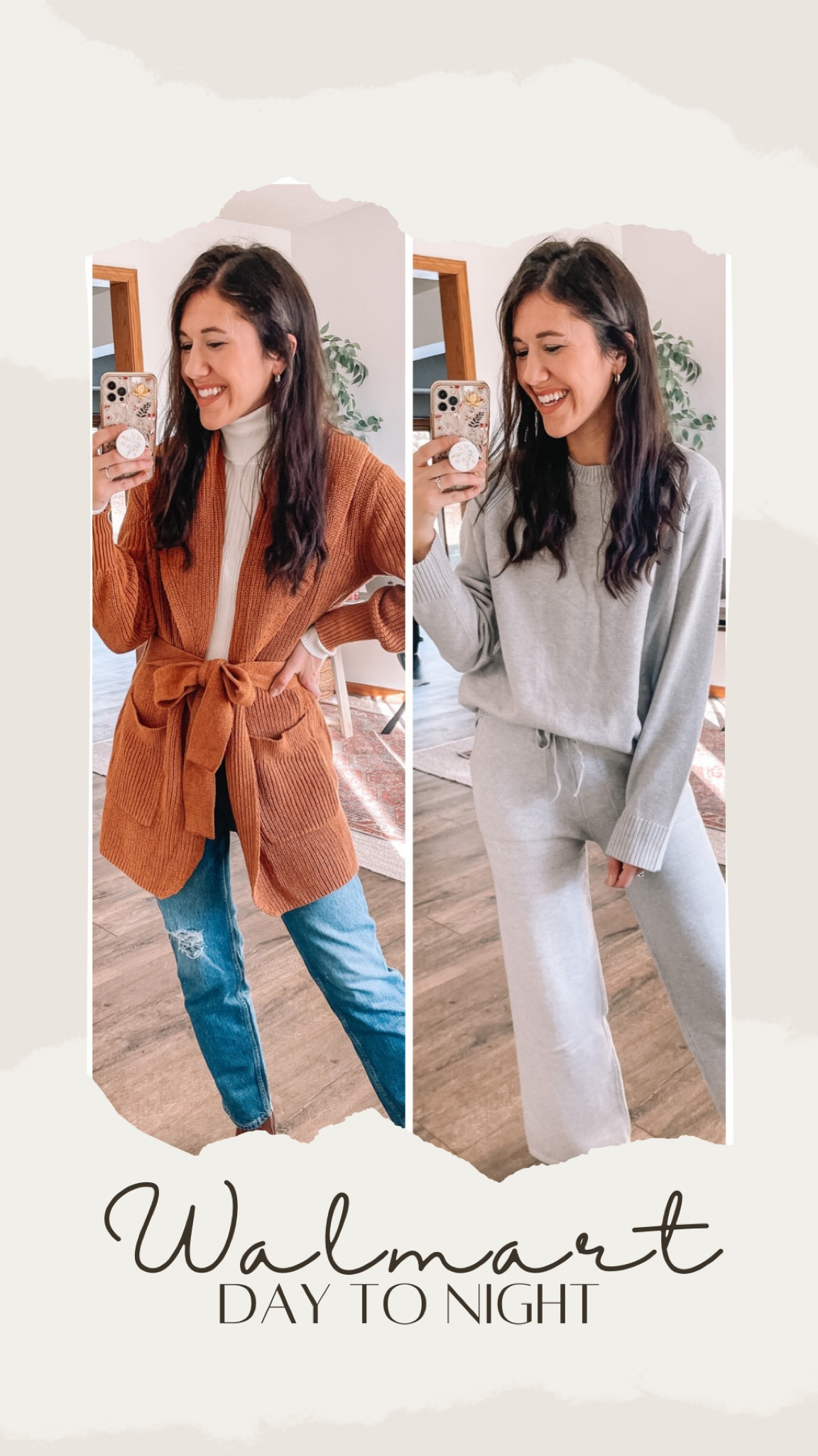 #walmartpartner winter outfits! #walmartfashion day to night fall outfits, @walmartfashion
Cardigan 
Loungewear set 
Sweater pants

Holiday outfits
Walmart finds 
Walmart style 
Fall outfit 
Winter outfit 
Booties, boots

#LTKunder50 #LTKHoliday #LTKSeasonal